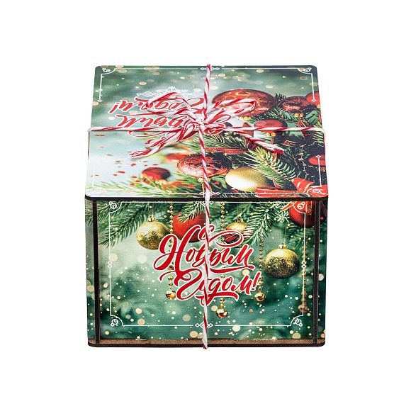 Сладкий новогодний подарок Зеленое Чудо (малая)