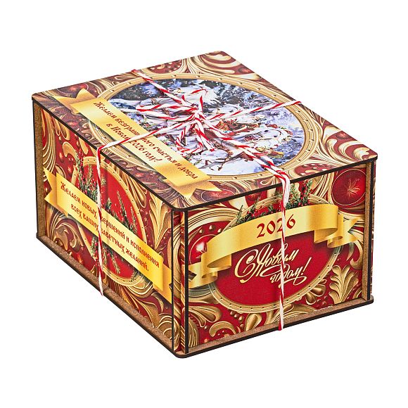 Сладкий новогодний подарок Золотые Узоры (малая)