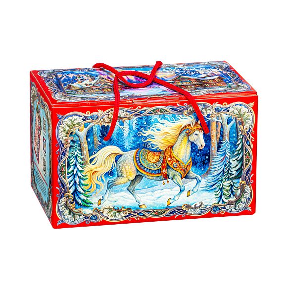 Сладкий новогодний подарок На лесной опушке