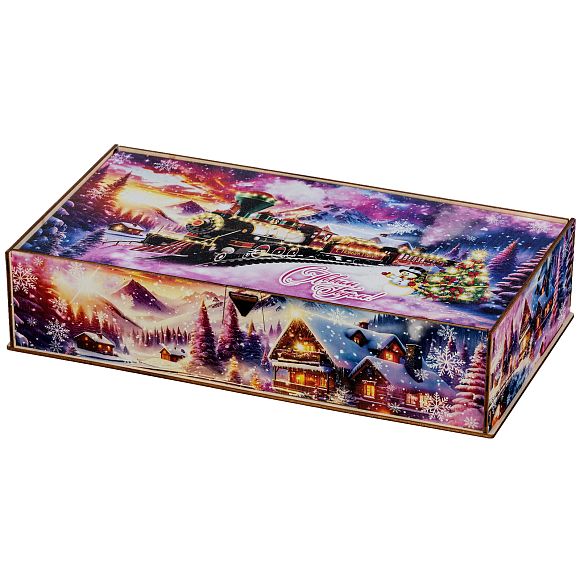 Сладкий новогодний подарок Снежный экспресс (Мега Хит)