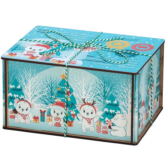 Сладкий новогодний подарок Сладкий подарок «Посылка из Арктики»